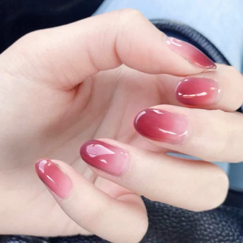 Ombre Glossy Press-On Nails Brehn