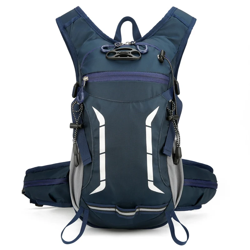 Leichter Unisex Trailrunning-Trinkrucksack mit Hüftgurttaschen, Trinkblasenfach und atmungsaktivem Rückenpolster Skanto