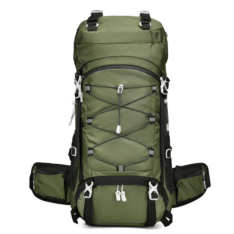 Unisex Skanto robuster Outdoor-Trekkingrucksack mit höhenverstellbarem Deckel, ergonomischem Hüftgurt und Front-Bungee Skanto