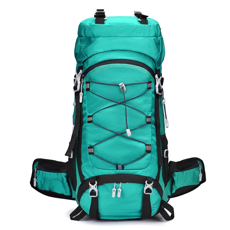 Unisex Skanto robuster Outdoor-Trekkingrucksack mit höhenverstellbarem Deckel, ergonomischem Hüftgurt und Front-Bungee Skanto