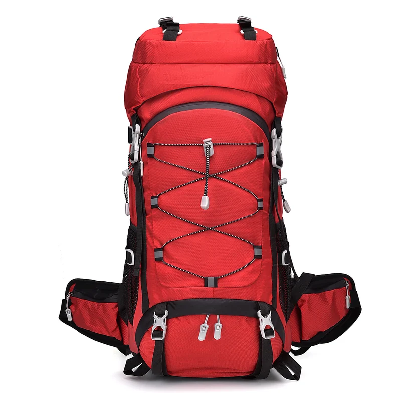 Unisex Skanto robuster Outdoor-Trekkingrucksack mit höhenverstellbarem Deckel, ergonomischem Hüftgurt und Front-Bungee Skanto