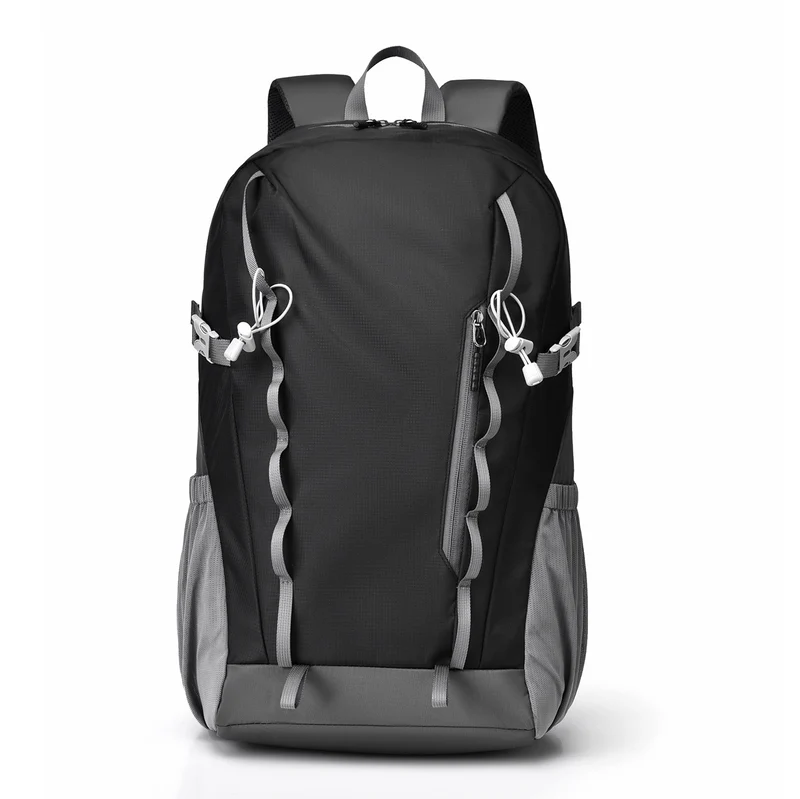 Unisex robuster Outdoor-Rucksack mit gepolstertem Laptopfach, seitlichen Netztaschen und verstellbaren Kompressionsriemen Skanto