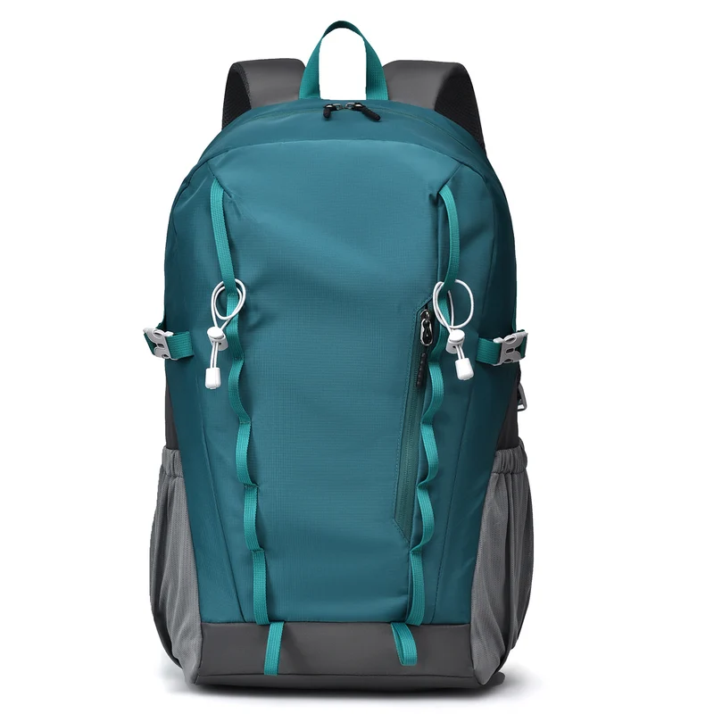 Unisex robuster Outdoor-Rucksack mit gepolstertem Laptopfach, seitlichen Netztaschen und verstellbaren Kompressionsriemen Skanto