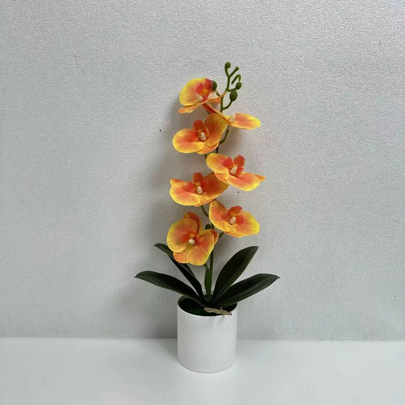Lebensechte Dekorative Orchideenpflanze für die Innendekoration