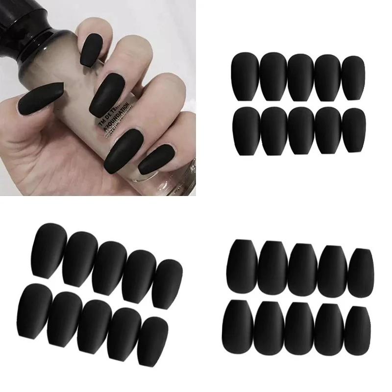 Matte Finish Press-On Nail Set Brehn