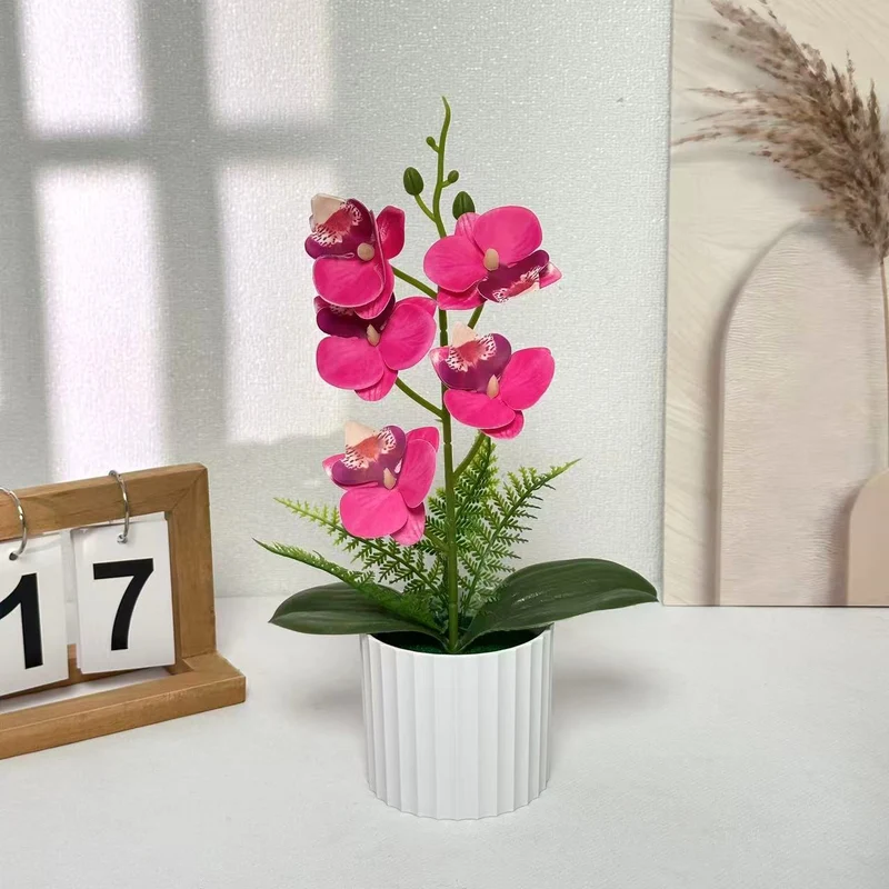 Faux Orchideen Arrangement für Innendekoration zuhause