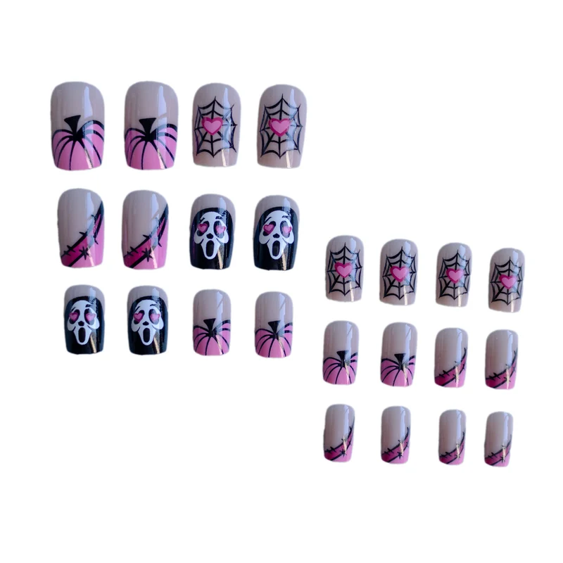 Halloween-Themen Press-On Nagel Set Brehn