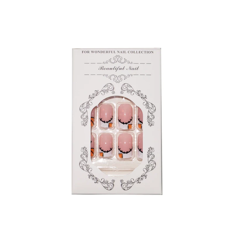 Halloween-Themen Press-On Nagelkunst Set Brehn