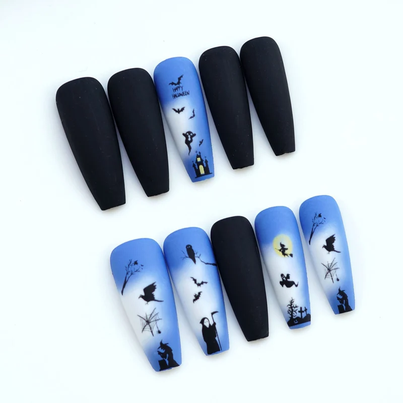 Halloween-Themen Nagelkunst Brehn