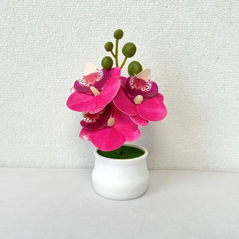 Elegante künstliche Orchideen Dekoration