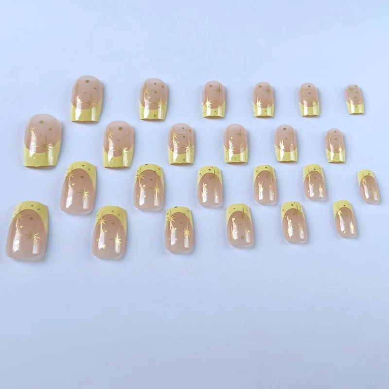 Luxus Druck-On Nagelkunst Set Brehn