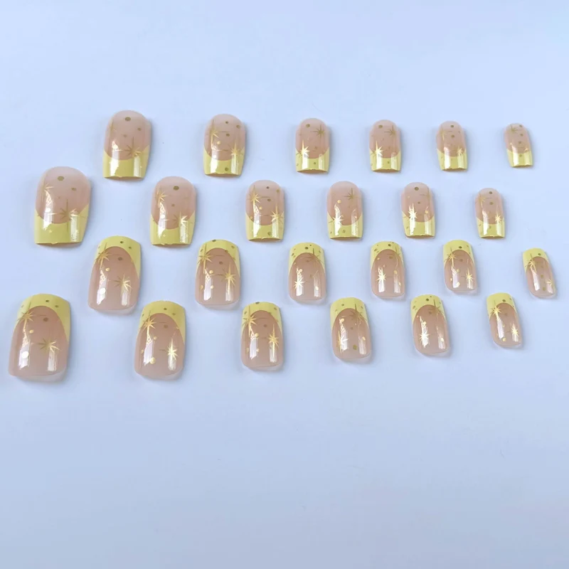 Luxus Druck-On Nagelkunst Set Brehn