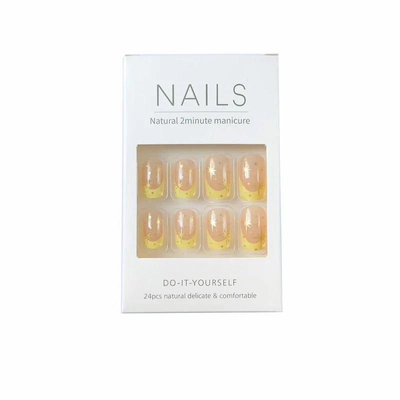 Luxus Druck-On Nagelkunst Set Brehn