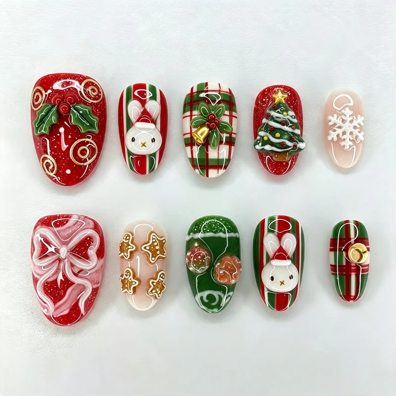 Urlaubs-Themen Press-On Nagelset Brehn