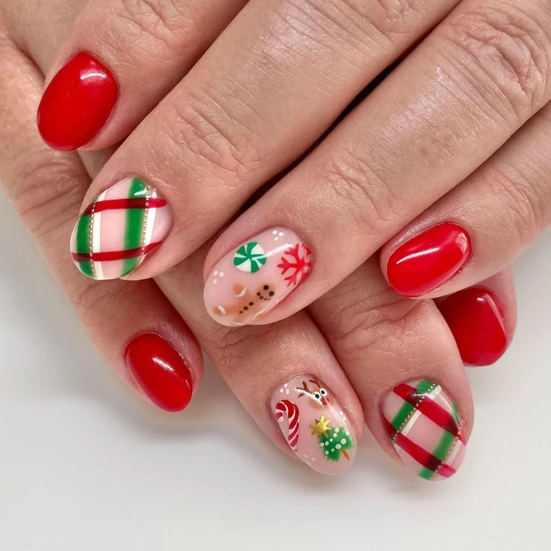 Urlaubs-Themen Press-On Nail Art Brehn