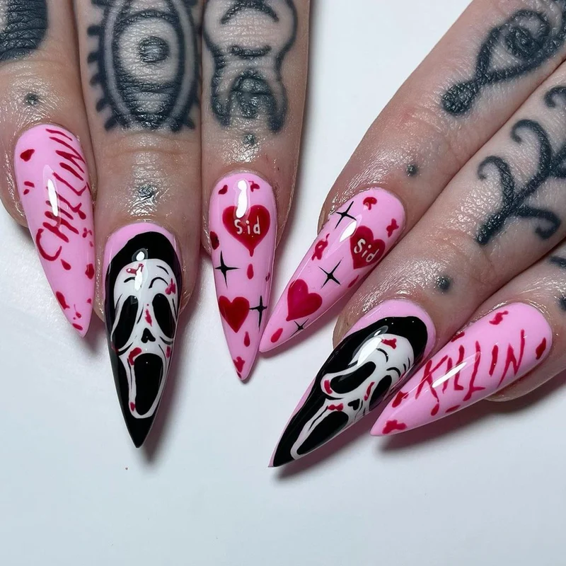 Urlaubs-Themen Press-On Nail Art Brehn