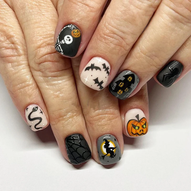 Urlaubs-Themen Press-On Nail Art Brehn