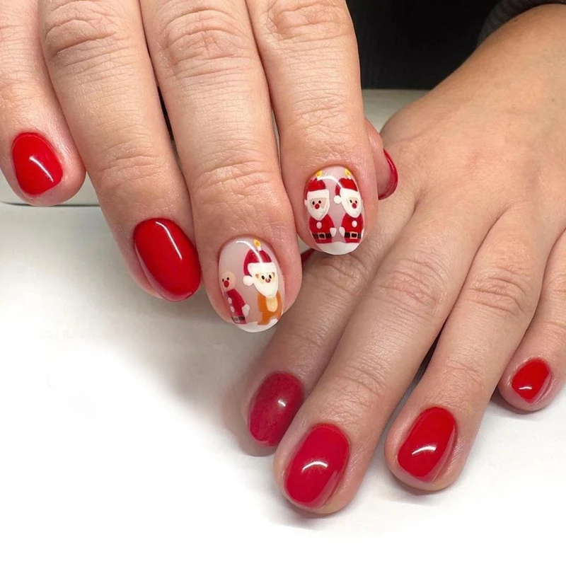 Urlaubs-Themen Press-On Nail Art Brehn