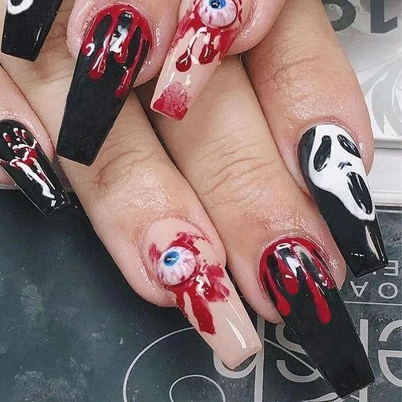 Urlaubs-Themen Press-On Nail Art Brehn