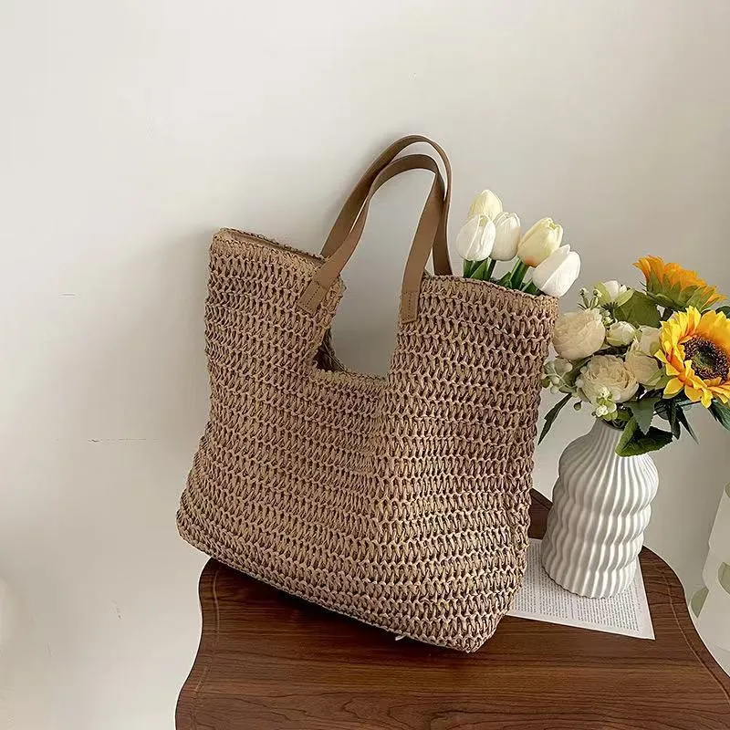 Große Makramee-Einkaufstasche Skanto