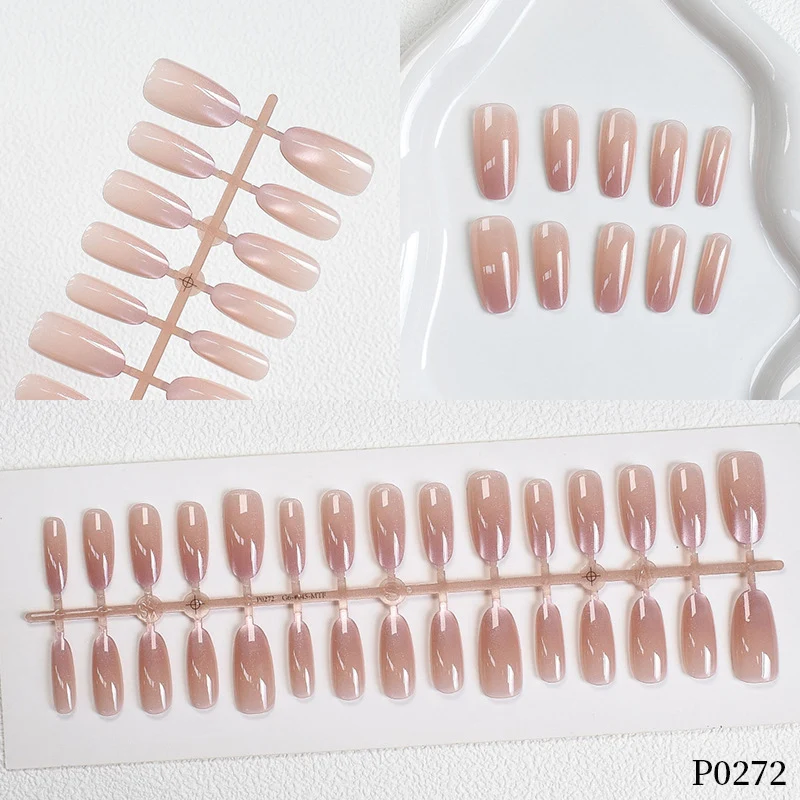 Gradient Shimmer Press-On Nagelkunst Brehn