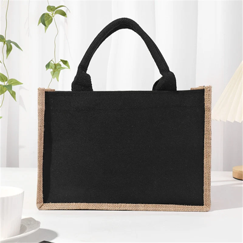 Geräumige Jutetasche mit verstärkten Griffen Skanto