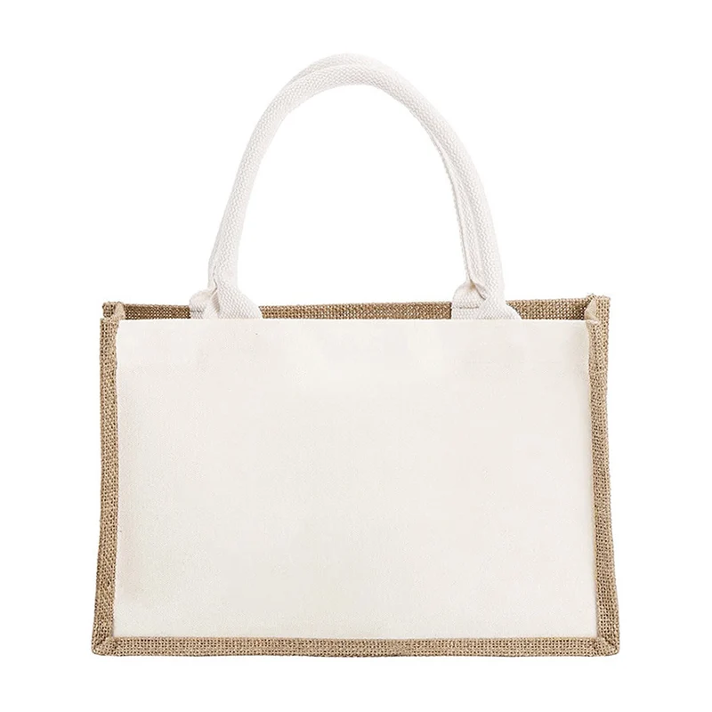 Geräumige Jutetasche mit verstärkten Griffen Skanto