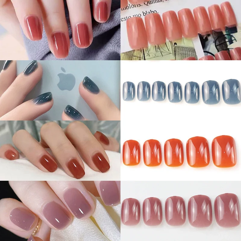 Glänzendes Fashion Press-On Nagelset Brehn