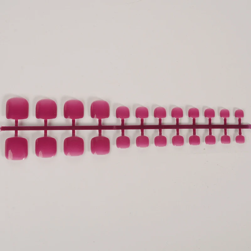 Glänzendes Quadratisches Press-On Nail Set Brehn 1790727059