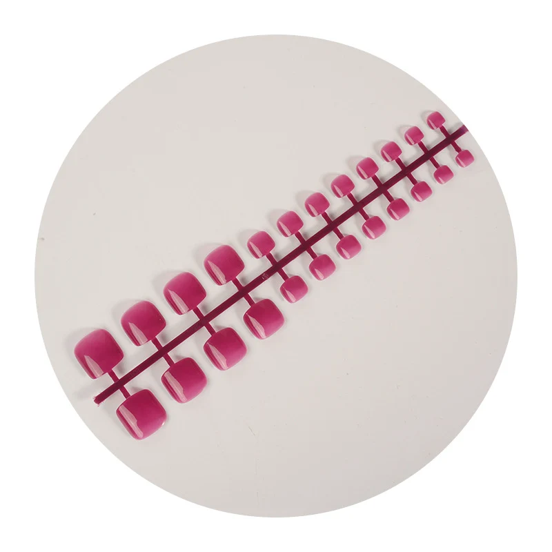 Glänzendes Quadratisches Press-On Nail Set Brehn 1790727059