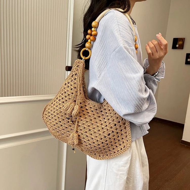 Handgefertigte Makramee-Tasche mit einzigartigem Design Skanto