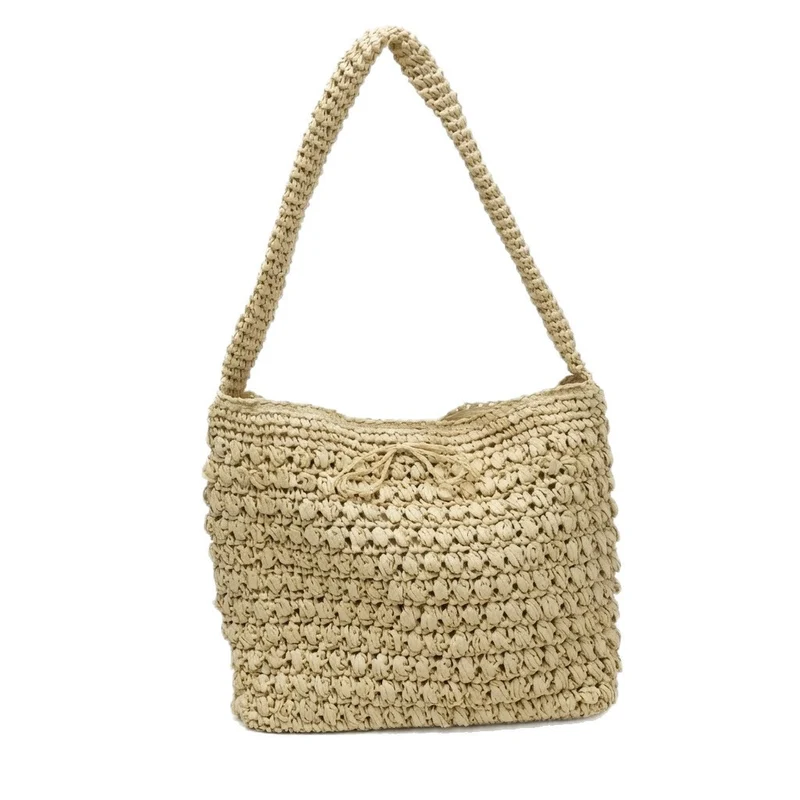 Geräumige Makramee-Tasche mit breiten Trägern Skanto