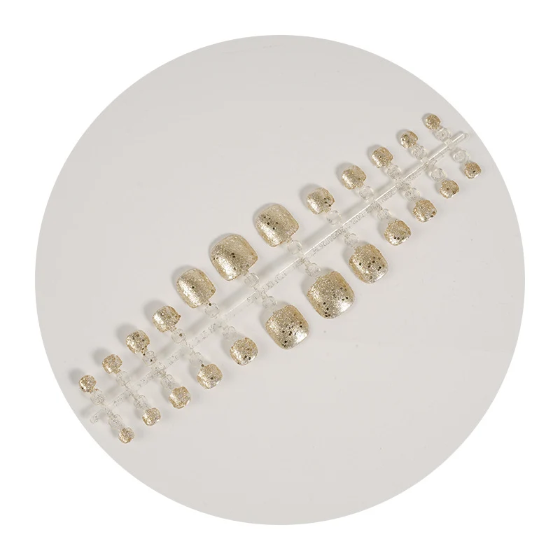 Glitzerndes Press-On Nagelkunst-Set Brehn