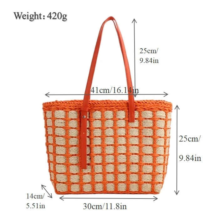 Geräumige Handtasche mit geflochtenem Design Skanto