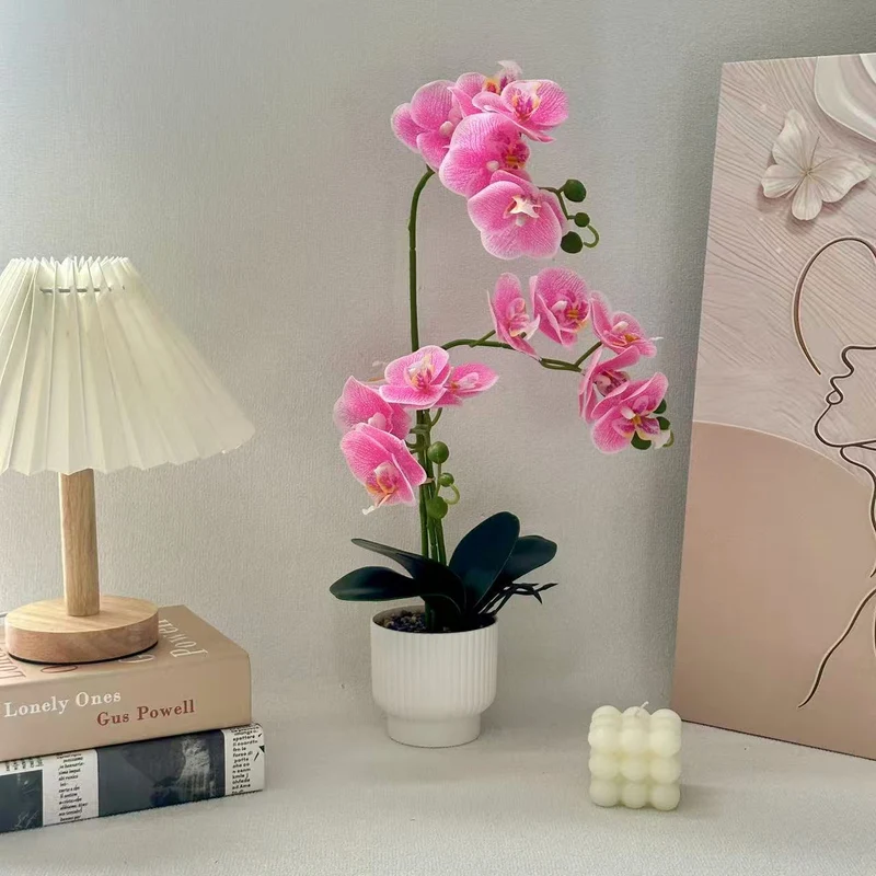 Elegante künstliche Orchideen-Pflanze für die Home Decor Präsentation