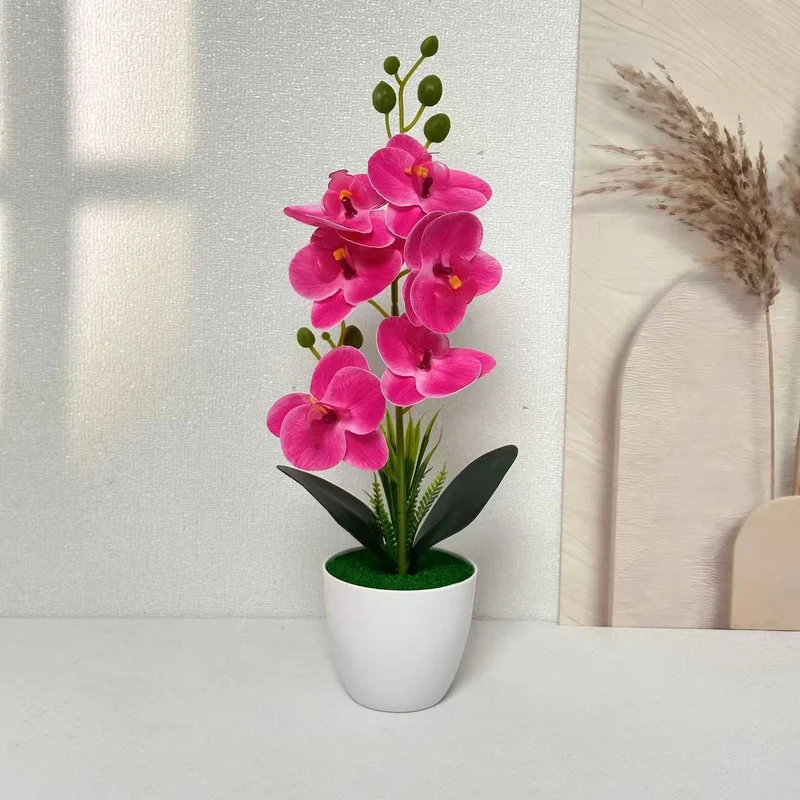 Elegante künstliche Orchideenpflanze für die Wohnkultur