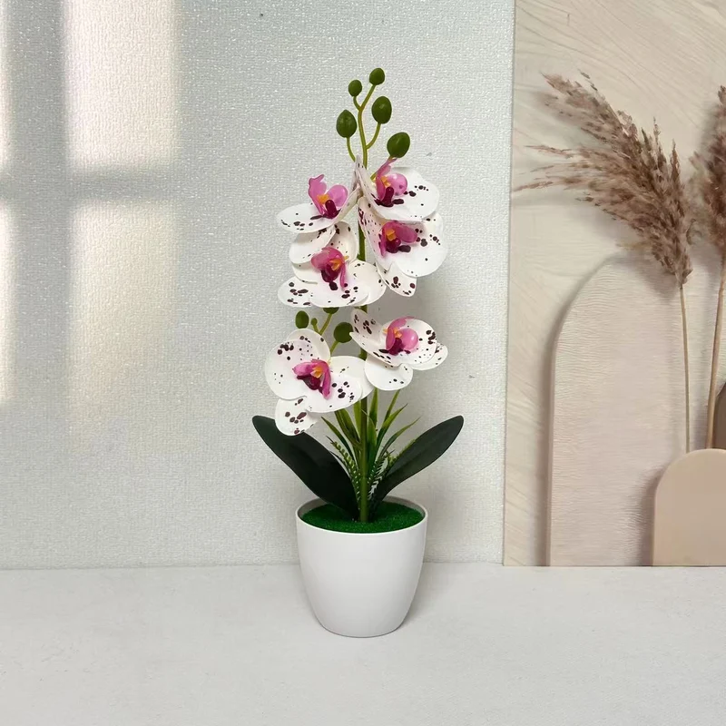 Elegante künstliche Orchideenpflanze für die Wohnkultur