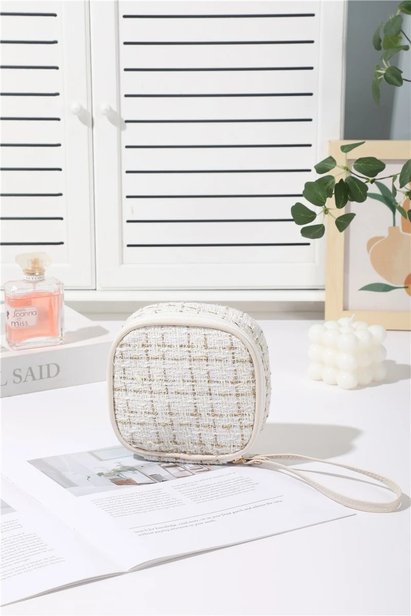 Elegante Kosmetiktasche mit hochwertiger Textur Skanto