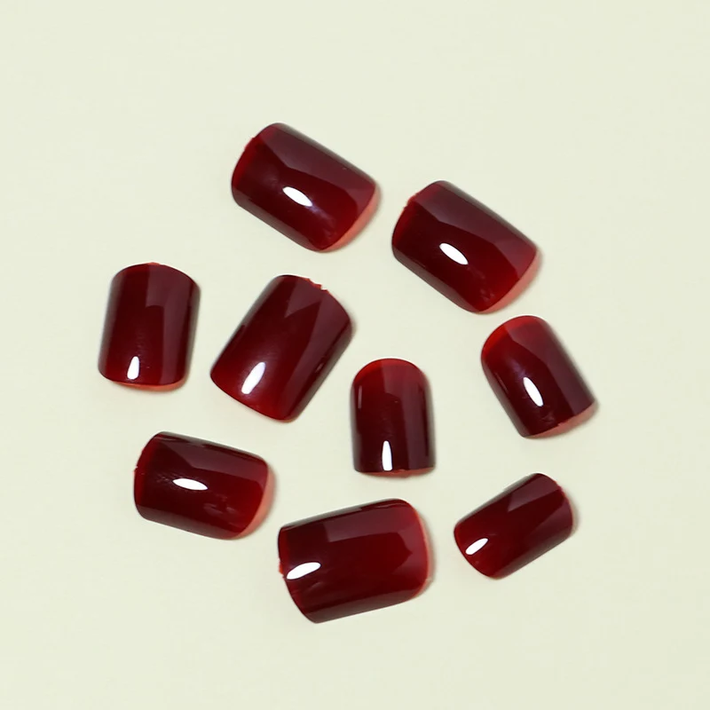 Glossy Press-On Nail Set Brehn
