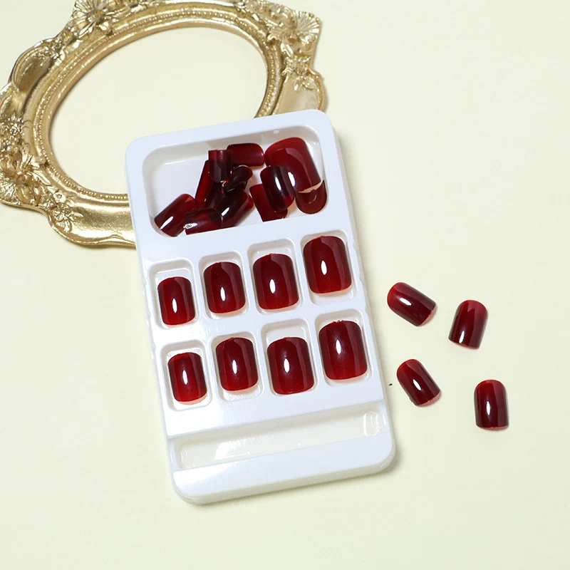 Glossy Press-On Nail Set Brehn