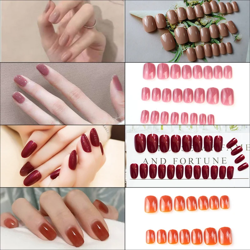 Glänzendes Press-On Nagelset Brehn 1790727558