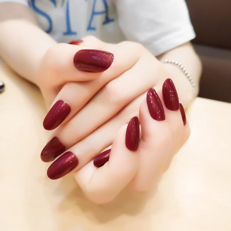 Glänzendes Press-On Nagelset Brehn 1790727558