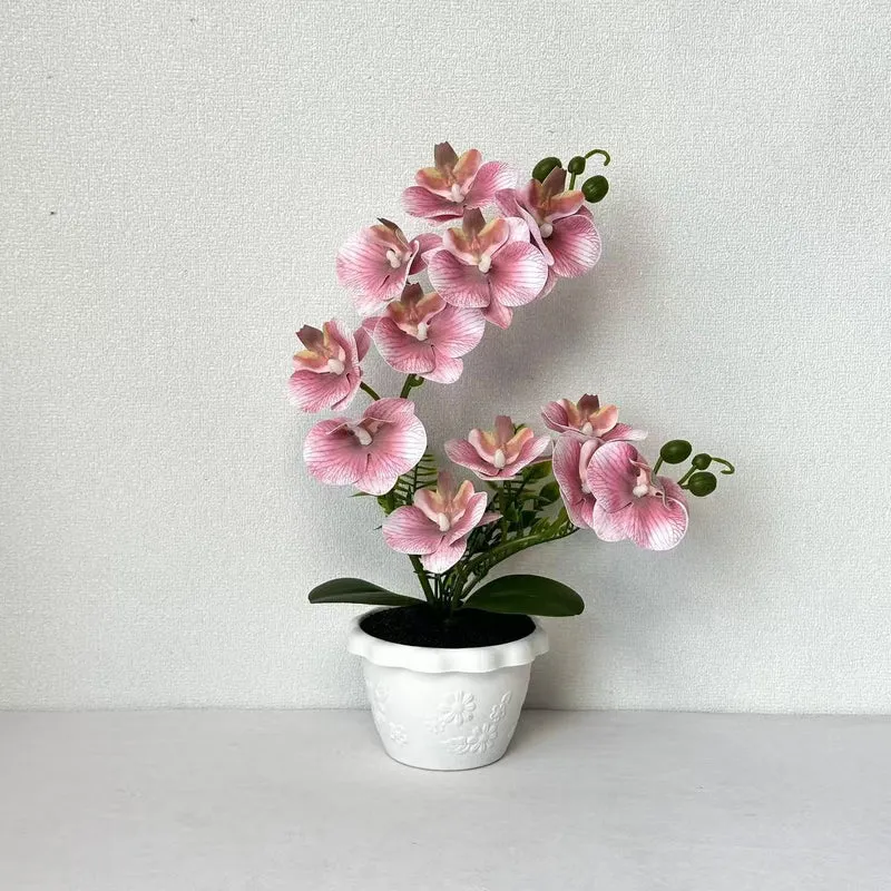 Elegante Künstliche Orchideen Blumenarrangement für die Innendekoration Zuhause