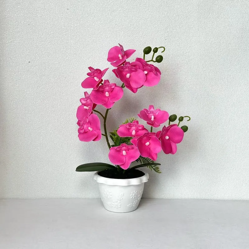 Elegante Künstliche Orchideen Blumenarrangement für die Innendekoration Zuhause