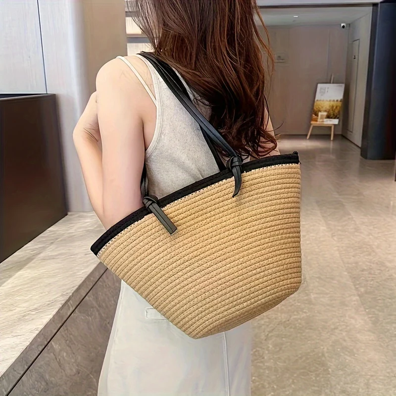 Elegante Strandtasche mit hochwertigen Details Skanto