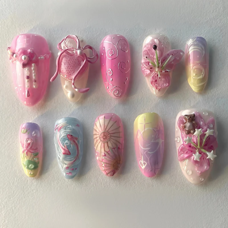 Künstlerisches Nagelkunst Design Set