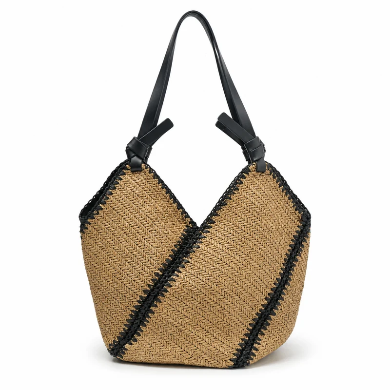 Designer-Tasche mit modernen Lederdetails Skanto