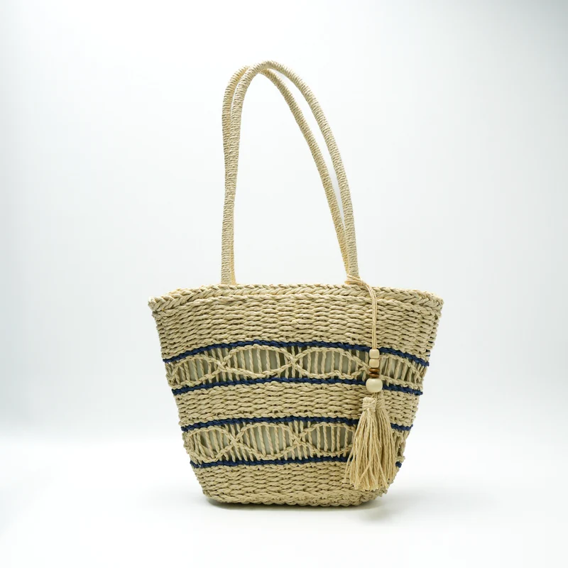 Geflochtene Freizeit- und Einkaufstasche Skanto