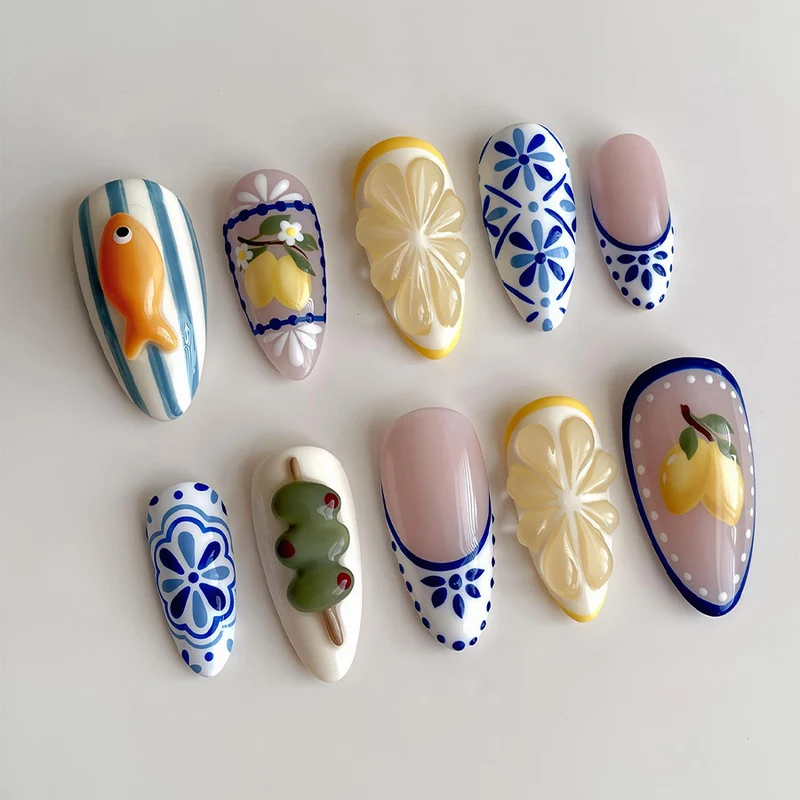 Kreative Thematische Nagelkunst Brehn