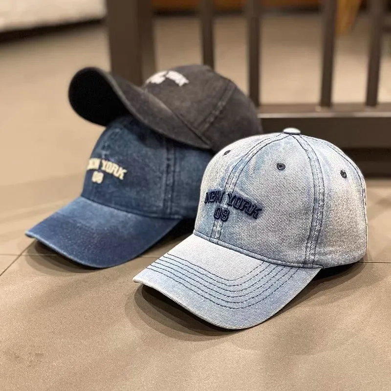Damen Vintage Denim Baseballkappe Skanto
